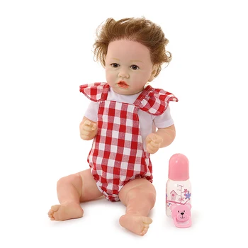 Žaislas 55CM 21inch Silikono Medžiaga Įstaiga Reborn Baby Doll Realus Kreivas Burną Tikroviška Boneca Naujagimių Lėlės, Žaislai Vaikams, Dovana