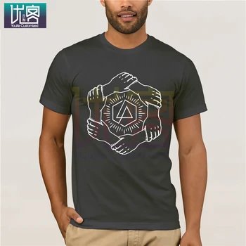 Vyrai Dizaineris Marškinėliai Linkin & Parkas Kaulai Merginų Jaunių Black Marškinėliai Naujas Cool Juokinga T Shirts Juokinga Tees Vatos Pagaliukai