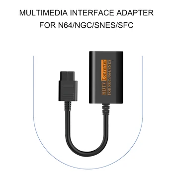 1080P HDMI suderinamus Adapteris Konverteris HD Kabelis Skirtas Nintendo 64/SNES/NGC Gamecube Konsolės