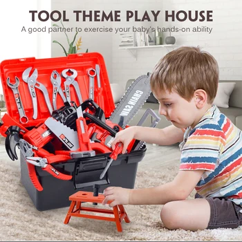 Vaikų Žaislai, Elektriniai Grąžtai Įrankis Žaislų Rinkinys Nustatyti Modeliavimo Gręžimo Atsuktuvas Remonto Įrankių Rinkinys Namas Žaisti Žaislai Vaikams