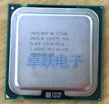 Originalus Intel CPU Core2 DUO E7300 CPU/ 2.5 GHz/ LGA775 /775pin/3MB L2 Cache/ Dual-CORE/ Procesoriaus scrattered gabalas