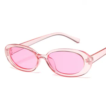 Ywjanp 2018 Nauji Akiniai nuo saulės moterims Prekės ženklo Dizainas Mažas rėmo ovalo formos Saulės akiniai Pora kelionės šalis akiniai nuo saulės Oculos UV400