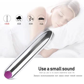 10 Greičio Stiprios Vibracijos Clit G-spot Masažas Mini Vibratorius Kulka USB Įkrovimo Moterų Masturbacija Suaugusiųjų Sekso Žaislai Moterims