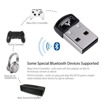 Avantree DG40S USB Bluetooth Adapterį KOMPIUTERIUI, Bluetooth Dongle 4.0 Darbalaukio Nešiojamas Kompiuteris, Pelė, Klaviatūra, Ausinės