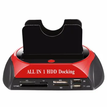 2018 m. Visi 1 HDD Docking Station Dual Double 2.5