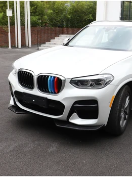 Dėl 2018 2019 BMW X3 G01 X4 G02 Automobilio Priekinės Lūpos, Smakro Bamperis Kūno Rinkiniai Reflektoriai Spoileris Splitter Difuzorius Priekinis Bamperis