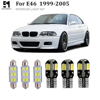 16pcs Canbus klaidų LED interjero dome žemėlapis šviesos Rinkinys, skirtas BMW 3 serija E46 323i 325i 328i 330i 1999-2005 priedai