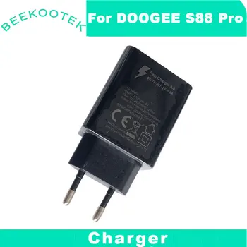 Originalus Doogee S88 Pro AC Adapteris, Įkroviklis, EU Plug Kelionės impulsinis Maitinimo šaltinis+USB Duomenų linijos Laido Doogee S88 Pro Telefonas