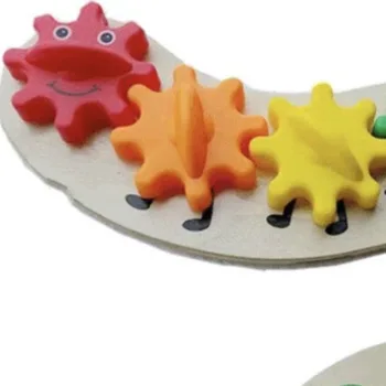 Medinių Įrankių Surinkimas Caterpillar Žaislai, Spalvingi Mediniai Blokai Rūšiavimo Spalvų Pažinimo Valdybos Žaislai Vaikams Mokomieji Žaislai Vaikams Dovanų