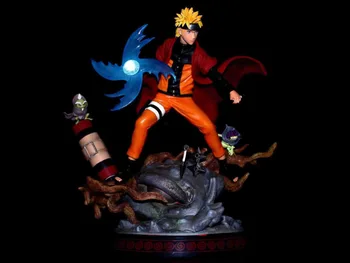 Naruto Rasengan Statula PVC Veiksmų Skaičius, Naruto Shippuden Anime Naruto Uzumaki Sennin Moodo Kolekcines Žaislas Statulėlės 280mm