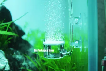 TNA Stiklo 2 in 1 CO2 difuzorius purkštukai, patikrinti vožtuvo burbulas counter akvariumo vandens augalų, žuvų bakas ADA stilius