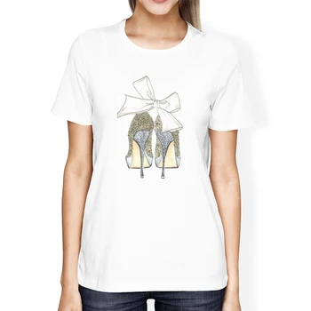 Lūs Los sūpynės Gėlių Mergaitė Spausdinti marškinėlius Moterims Graphic t shirt O-Kaklo trumpomis Rankovėmis Moteriška Streetwear T-shirt