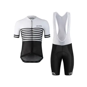 LE COL naujas dviratis vienodai jersey vyrų dviračių šortai, kombinezonai su antkrūtiniais uci pasaulio jojimo drabužių pro komandos ciclismo maillot ciklo dėvėti kostiumą
