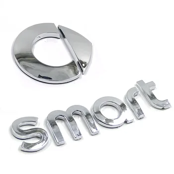 Smart Logotipą, Galiniai Kamieno automobilio emblema Ženklelio lipdukai Smart fortwo 451 FORSPEED FORFOUR 453 ROADSTER FORSTARS Auto priedai