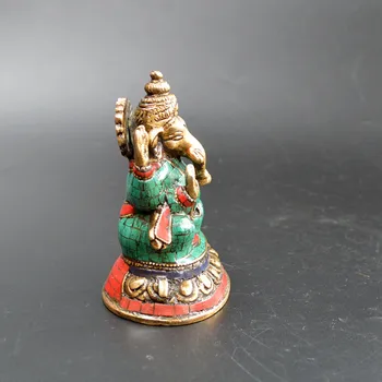 Tibeto Budistų Tantros dramblys dramblys karalius Mammon Dievo pergalę Vario Budos statula