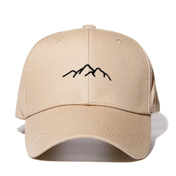 Kalnų Siuvinėjimo Beisbolo kepuraitę Reguliuojamas Snapback Moterų ir Vyrų Beisbolo Kepurės Mados Lauko Vasaros Atsitiktinis Sporto Kepurės