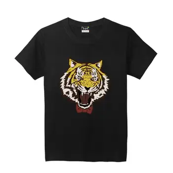 Aukštos Q Unisex JURIJUS ant LEDO Jurijus Plisetsky Tigras Medvilnės Laisvi marškinėliai Tee Marškinėliai Marškinėlius Viršūnės