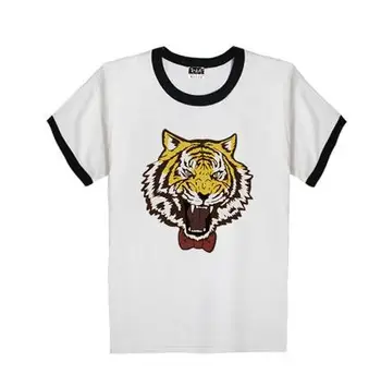 Aukštos Q Unisex JURIJUS ant LEDO Jurijus Plisetsky Tigras Medvilnės Laisvi marškinėliai Tee Marškinėliai Marškinėlius Viršūnės