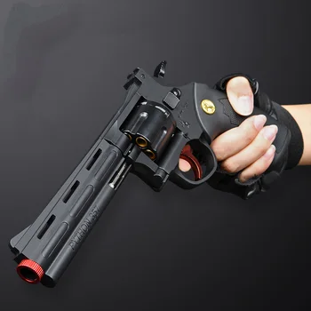 Maži Mėnulio Revolver Vandens Pistoletas Mesti Shell Zp5 Vertus Patraukti Modelis Rankinio Nuleidimo Kristalų Bomba Berniukų ir Vaikų Žaislai