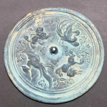 Bauda antikvariniai bronzos veidrodis su povas modelis Han Dinastija