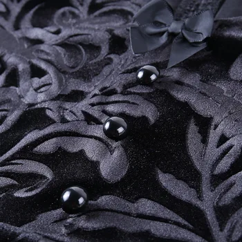 Yangelo Tamsiai Nėrinių Išpjovą Suknelė Moterų Juodo Aksomo Žiedlapis Rankovės Rudenį Aukšto Juosmens Streetwear Gothic Girl Suknelė Lėlės Apykaklės Moterys