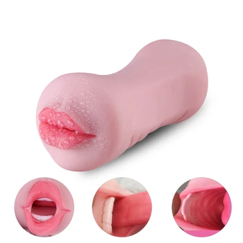 Makštį, Burną Masturbacija Taurės Vyrų Dirbtinis Realistiškas 3D Erotinis Sekso žaislai Masturbators Vibratoriai Intymus Sekso produktas Vyrams