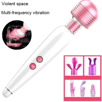 Multi-greitis Vibratoriai Moterims Klitorio Stimuliatorius Magic Wand G Spot Vibruojantis Dildo, Vibratoriai, Sekso Žaislai Moteris Gode Energingas