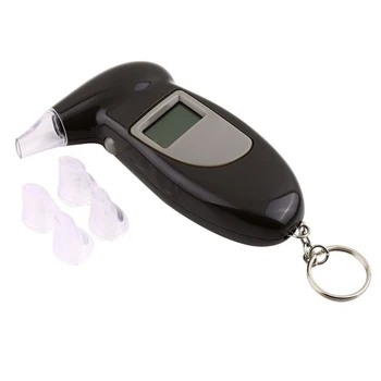 Nešiojamas Skaitmeninis Alkoholio Analizatorius Detektoriaus Testą Įrankis LCD Ekranas Breathalyzer be Šviesą TD326