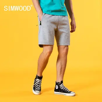 SIMWOOD 2020 metų vasaros nauji Sportiniai šortai vyrams Medvilnės Jersey Šortai Poilsiu Salėse raišteliu patogiai prekės ženklo drabužių