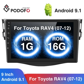 Podofo 2Din Android 9.1 Automobilio Radijo 9