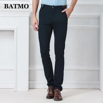 BATMO 2019 naują atvykimo aukštos kokybės atsitiktinis kelnės vyrams,vyriški smart casual kelnės tamprios kelnės,plius dydžio K1555