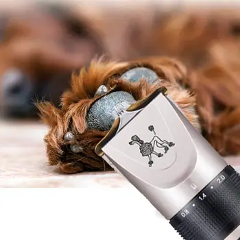 USB Įkrovimo Elektra Pet Šuo, Katė, Plaukų Žoliapjovės Mažai triukšmo naminių Gyvūnėlių Plaukų Clipper Viliojimo Skustuvas Supjaustyti Mašina Rinkinys Augintiniai 110V-220V
