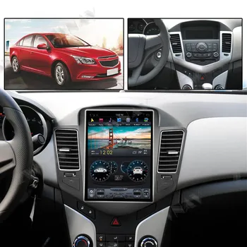 PX6 4+64 Tesla Stiliaus Didelis Ekranas Android 9.0 Automobilio Multimedijos Grotuvo Chevrolet CRUZE 2008-2012 M. GPS Garso Radijas Stereo Galvos Vienetas