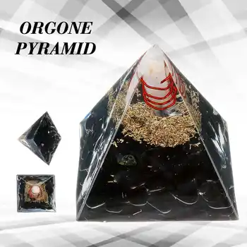 Kristalų Energijos Ratą Gydymo Black Crystal Reiki Piramidės Čakros Natūralaus Akmens Orgone Orgonite Piramidės Fengshui Namų Dekoro