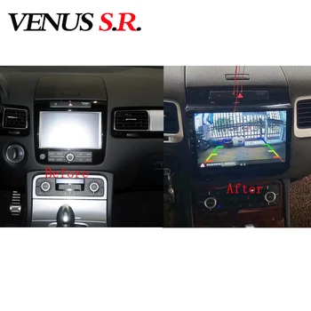 VenusSR Android 9.1 Automobilio DVD Grotuvas GPS Navigacija, Multimedia Volkswagen Touareg 2011-2017 radijo car stereo 