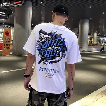 Vyriški T-shirt atsitiktinis raidžių spausdinti vyriški T-shirt 2020 metų Vasaros Medvilnės hip-hop vyrų prarasti trumpomis rankovėmis T-shirt