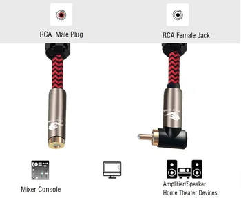 RCA Male RCA Moterų Skaitmeninis Koaksialinis žemų dažnių Stiprintuvo Garso ir Vaizdo Skaitmeninio Analoginio PRO Serijos Pratęsimo Kabelis 1m 2m 3m 5m