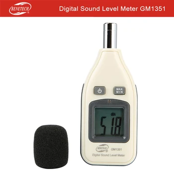 Skaitmeninis garso lygio matuoklis triukšmo db matuoklio matavimo GM1351 BENETECH