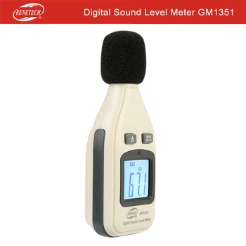 Skaitmeninis garso lygio matuoklis triukšmo db matuoklio matavimo GM1351 BENETECH