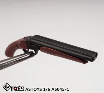 Vienam-Pardavimo ASTOYS AS045 1/6 Revolveris pistoletas Pistoletas Purškimo pistoletas shot gun plastikiniai modelis Žaislas 12 cm Veiksmų Skaičius, lėlės žaislą dovanų