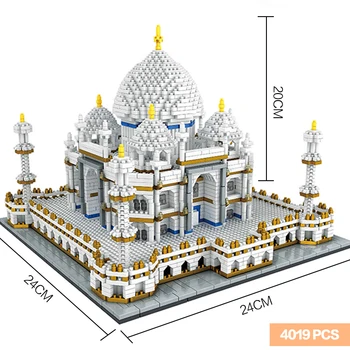 9846Pcs Žaislai Vaikams Kūrėjas Mini Blokų Pasaulyje Garsaus Architektūros Grand Palace Tailandas 3D Modelio Blokai Educationa