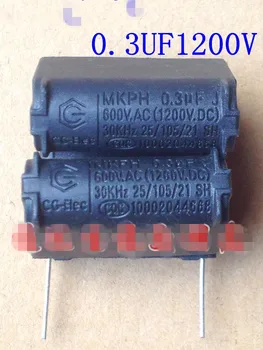 10vnt Viryklė kondensatoriai 0.3 UF 1200V kondensatorius MKP rezonansinis kondensatorius 1200v