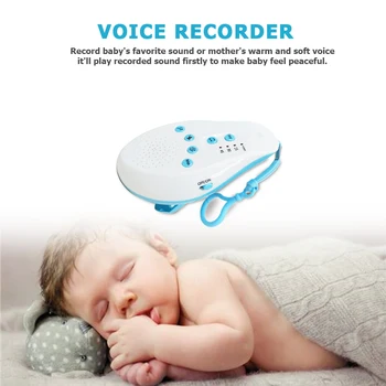 Kūdikių Miego baltąją triukšmo mašiną, Čiulptukų Garso įrašymas Balso Jutiklis su 8 Raminantis Garsas, Auto-išjungimo Laikmatis Kūdikio stebėjimo