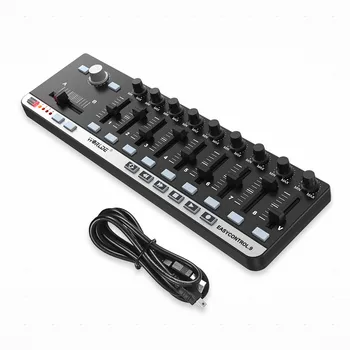 Worlde EasyControl.9 MIDI Klaviatūros Nešiojamų Mini USB 9 Slim-Line Kontrolės Profesinės MIDI Valdiklis