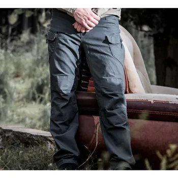 Plus Size 5XL Taktinis Pants Mens Karinės Vandeniui Krovinių Kelnės Vyrams SWAT Armija Kovoti Kelnės Darbo Kelnės спецодежда мужская
