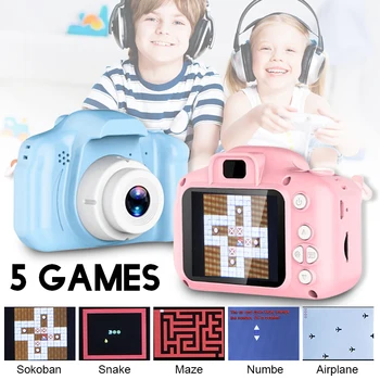 Mini Kamera HD 1080P Jutiklis Vaikai Vaikai Kamera Švietimo Žaislai Vaikams, Dovanos Gimtadienio Skaitmeninio formato Vaizdo Kamera