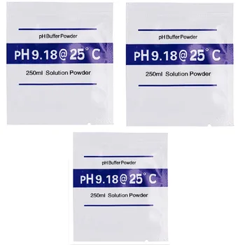 20pcs 9.18 PH etaloninio tirpalo buferio reagento milteliai buferio PH vandens kokybės testeris įrankiai