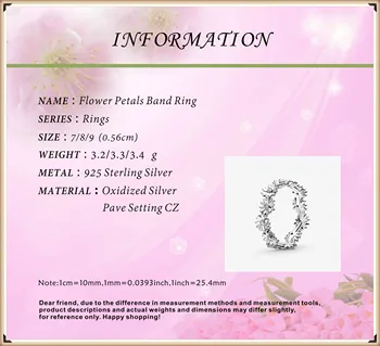 2020 M. Pavasario Mados Papuošalų 925 Sterlingas Sidabro Žiedai Nutiesti Putojantis Daisy Gėlių Sidabro Spalvos Žiedas, Gėlių Žiedlapių Band Žiedai