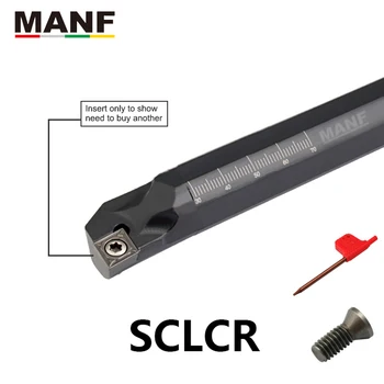 MANF Tekinimo Įrankis S10K-SCLCR06 S25S-SCLCR09 Tekinimo Turėtojas Nuobodu Baras Vidaus Tekinimo Turėtojas, tekinimo Įrankiai, Pjovimo