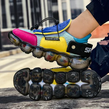 Profesionalus Oro Pagalvės Akių Orui Bėgimo Bateliai Lauko Patogiai Vaikščioti Pėsčiomis Korėjos Versija Vyrų Pagalvėle Sportbačiai